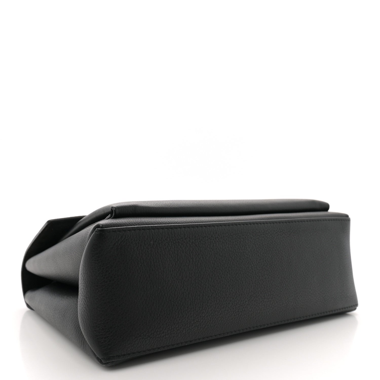 Soft Calfskin My Lockme Top Handle Black - Image 4