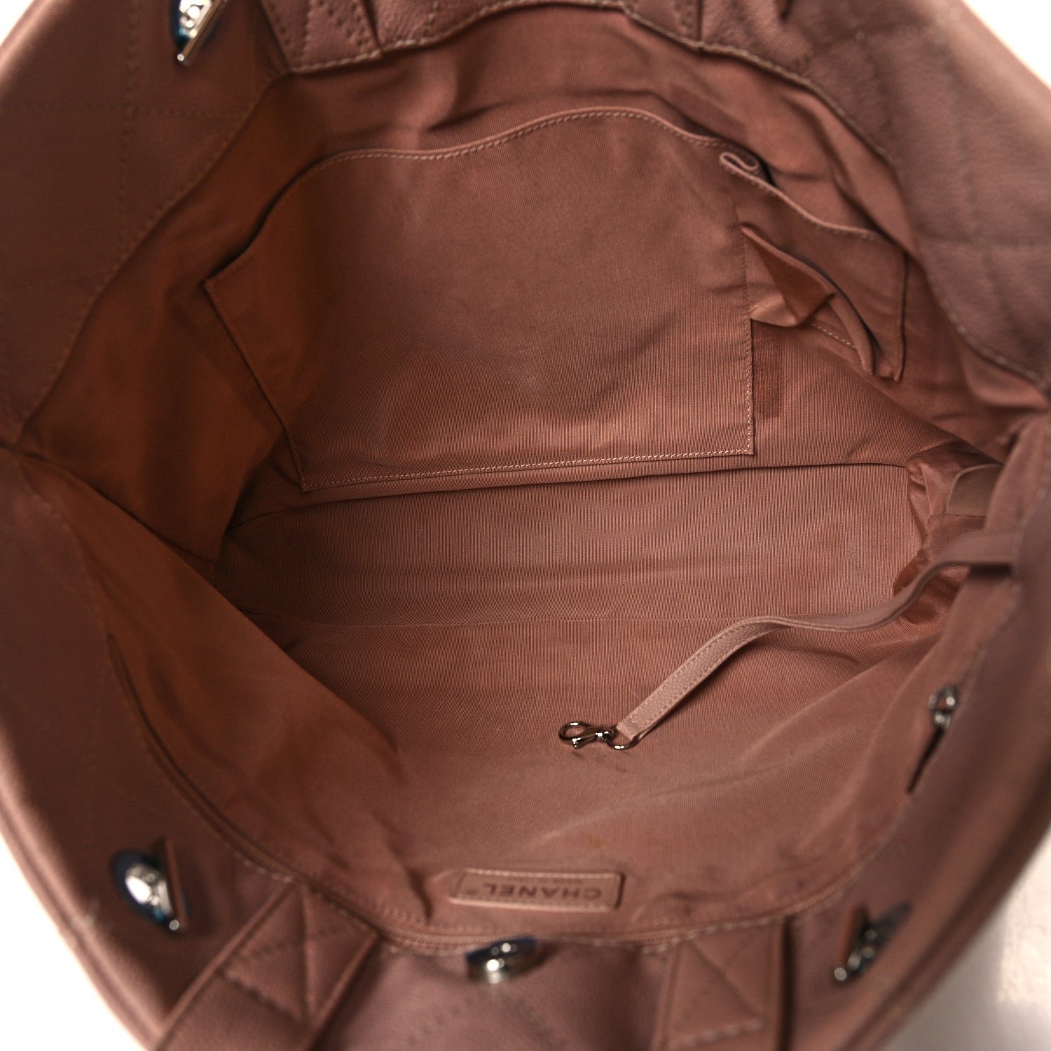 Caviar Quilted Shopping Tote Pink - Image 5