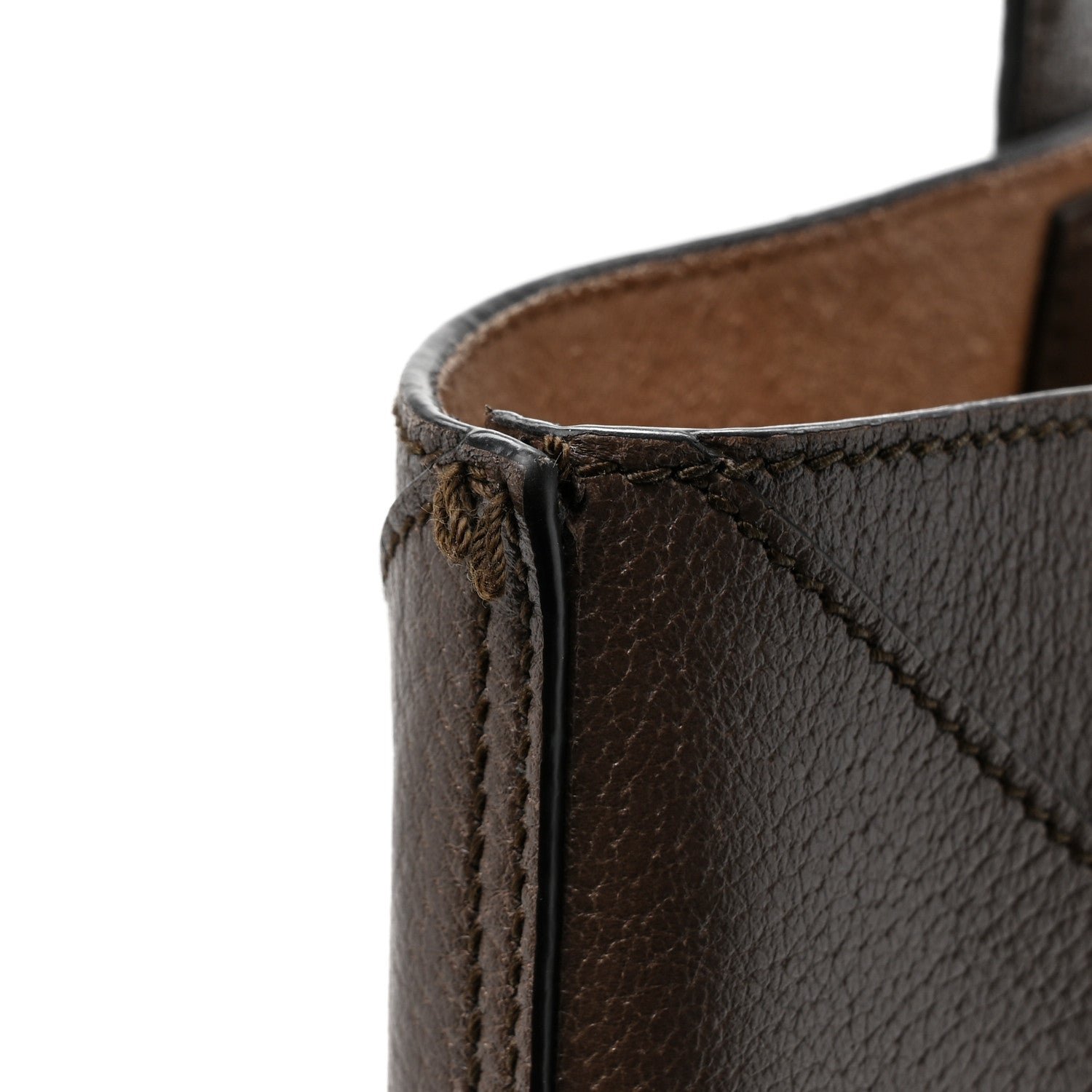 GG Supreme Monogram Web Large Ophidia Vertical Shopping Tote Brown - Image 14