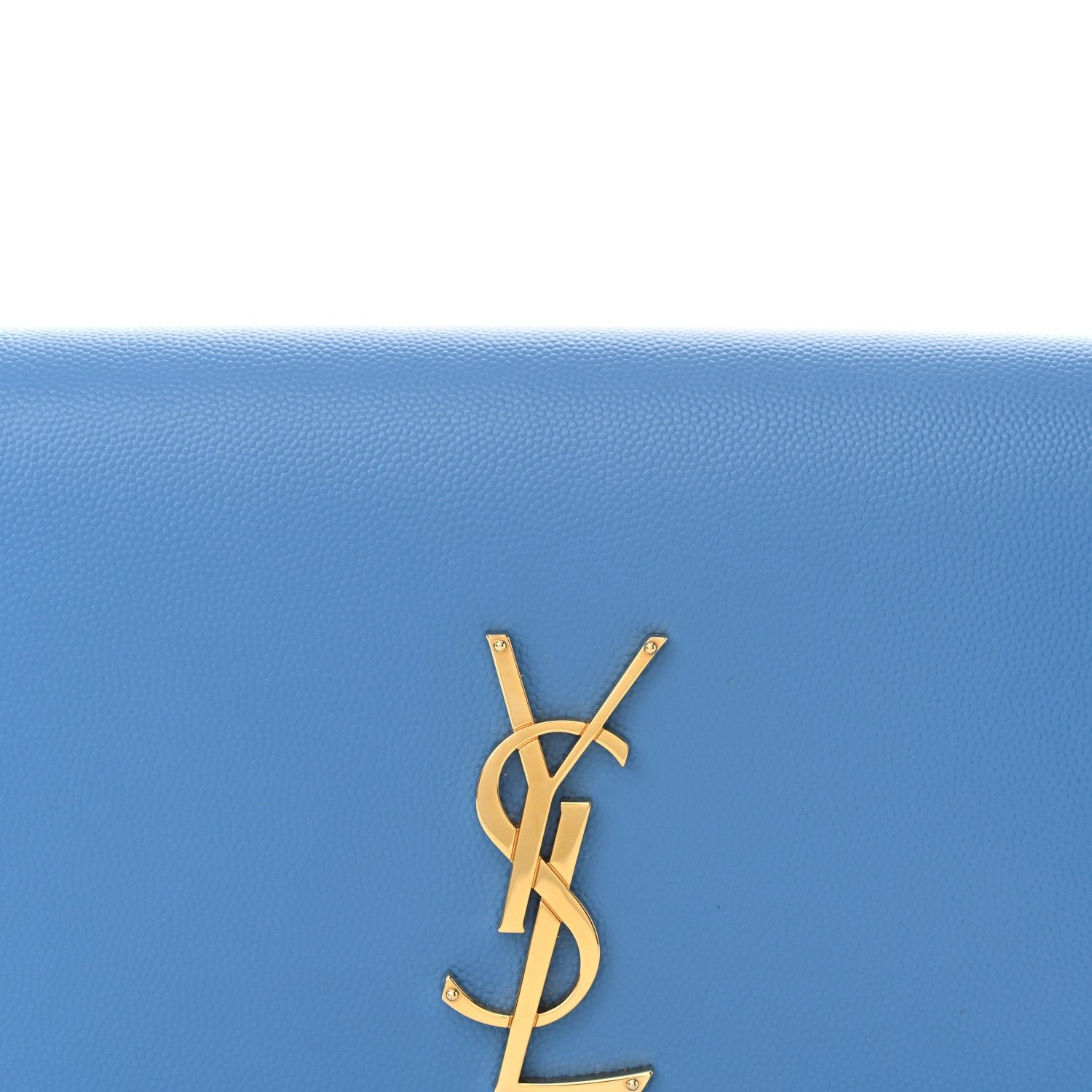 Grain De Poudre Classic Kate Monogram Clutch Blue Clair - Image 8