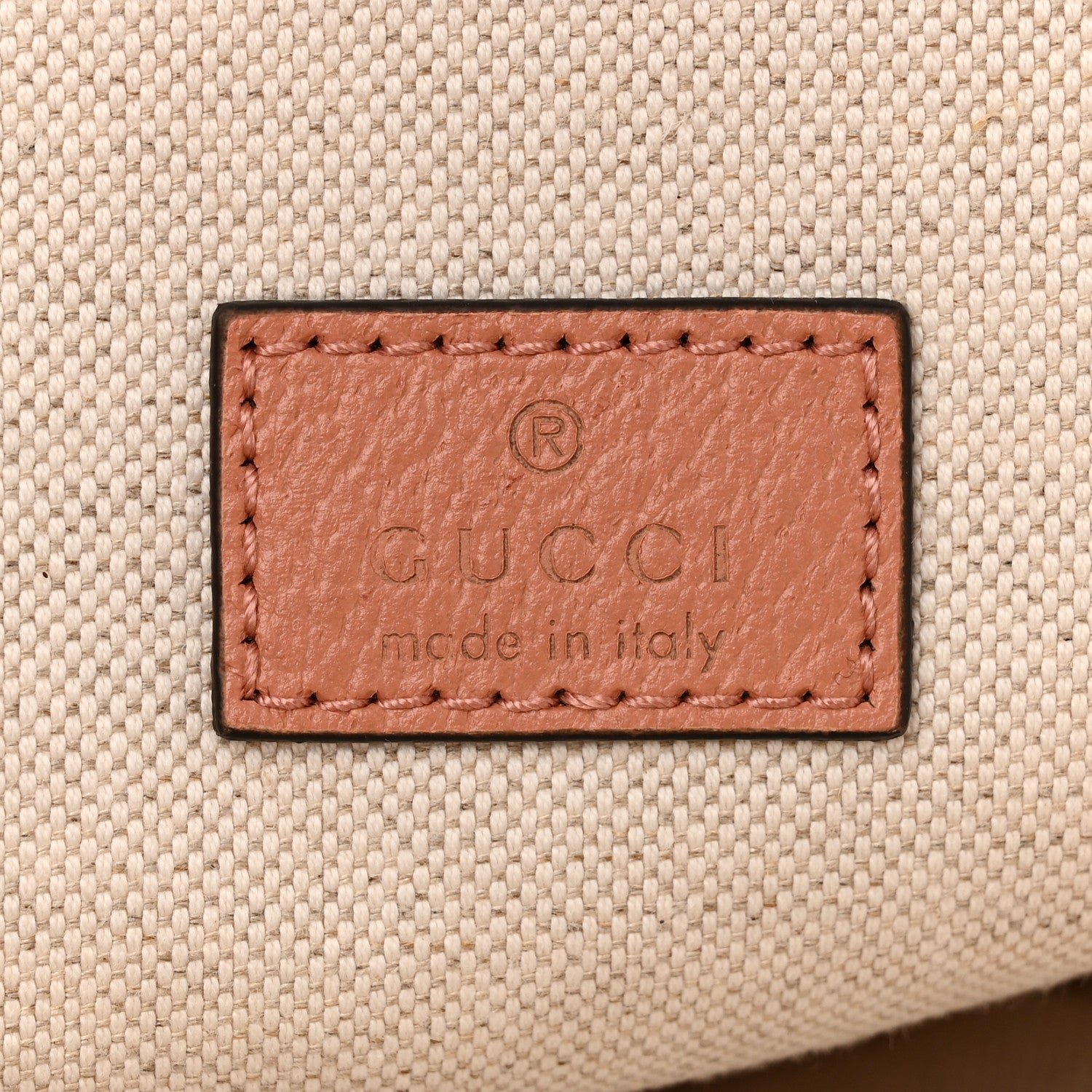 Monogram Textured Dollar Calfskin Mini Ophidia Crossbody Cloche Rose Pink - Image 7