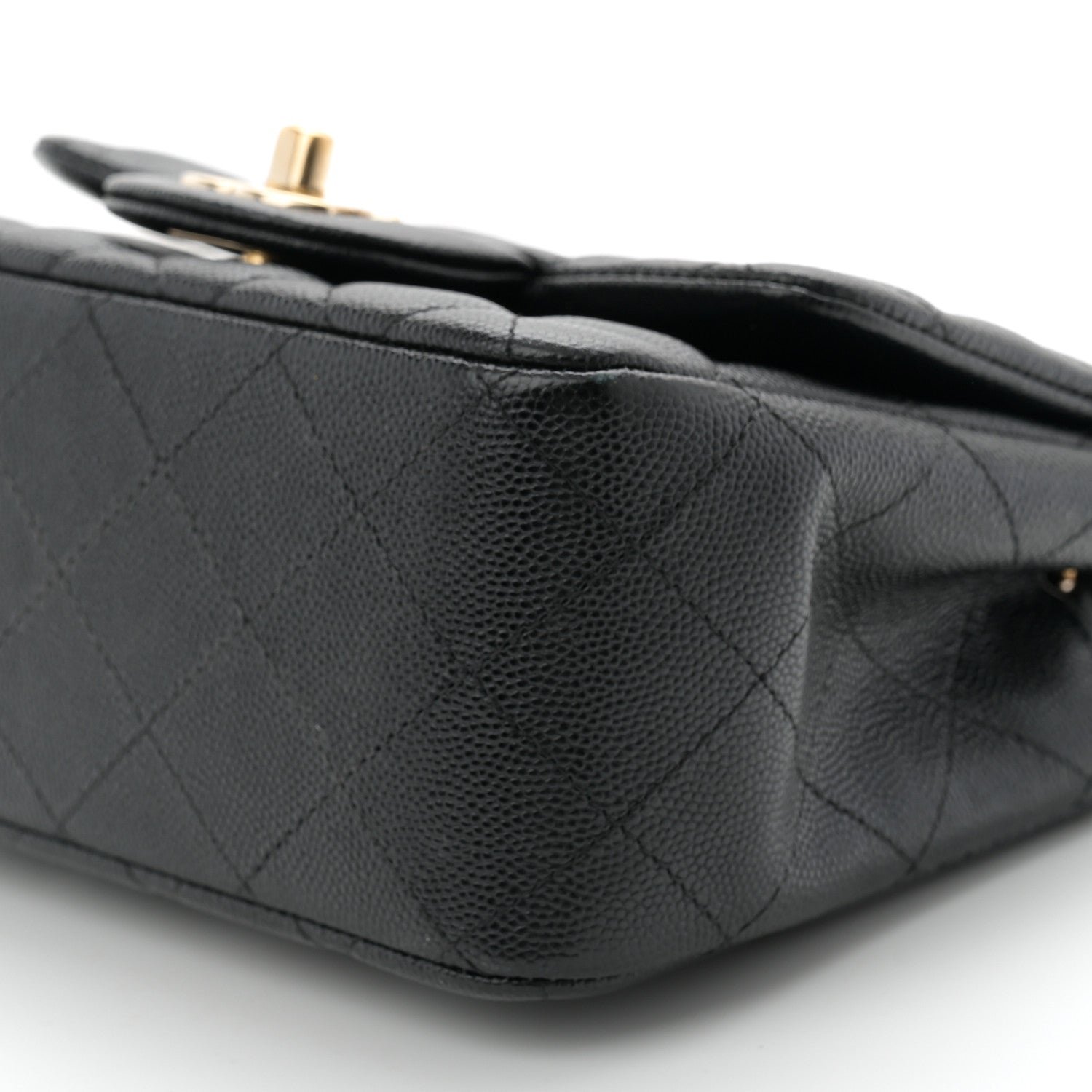 Caviar Quilted Mini Square Flap Black - Image 10