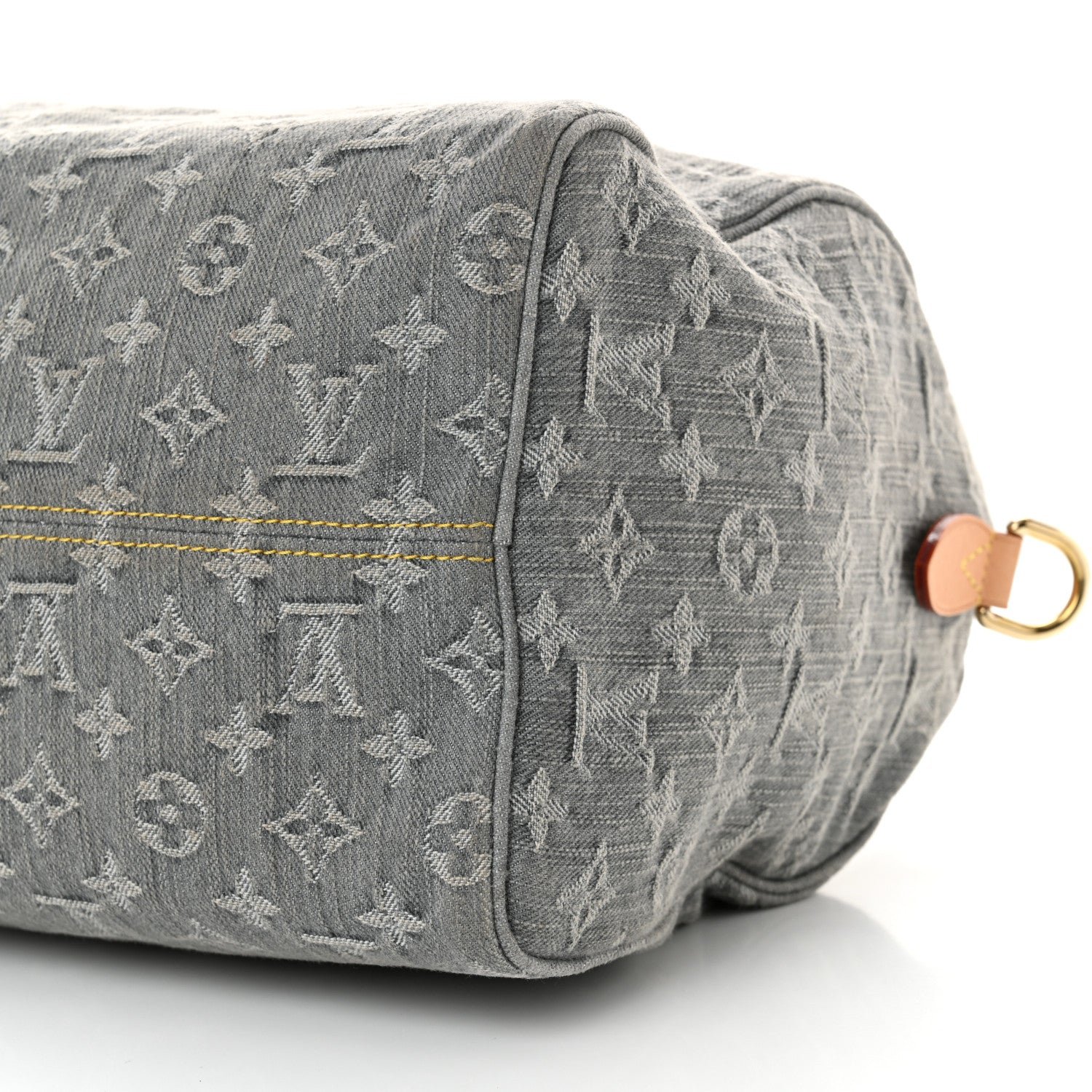 Monogram Denim Speedy Soft 30 Washed Gray - Image 9
