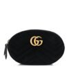 Velvet Matelasse GG Marmont Belt Bag 85 34 Black