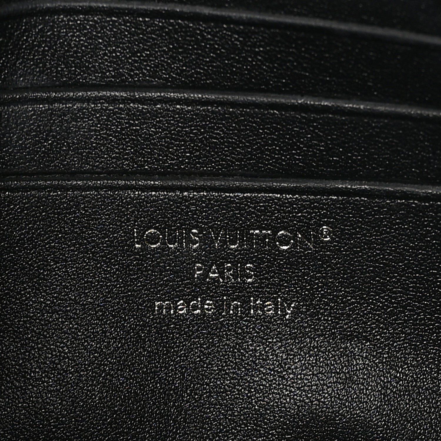 Calfskin LV Bloom Wallet On Chain Black - Image 6