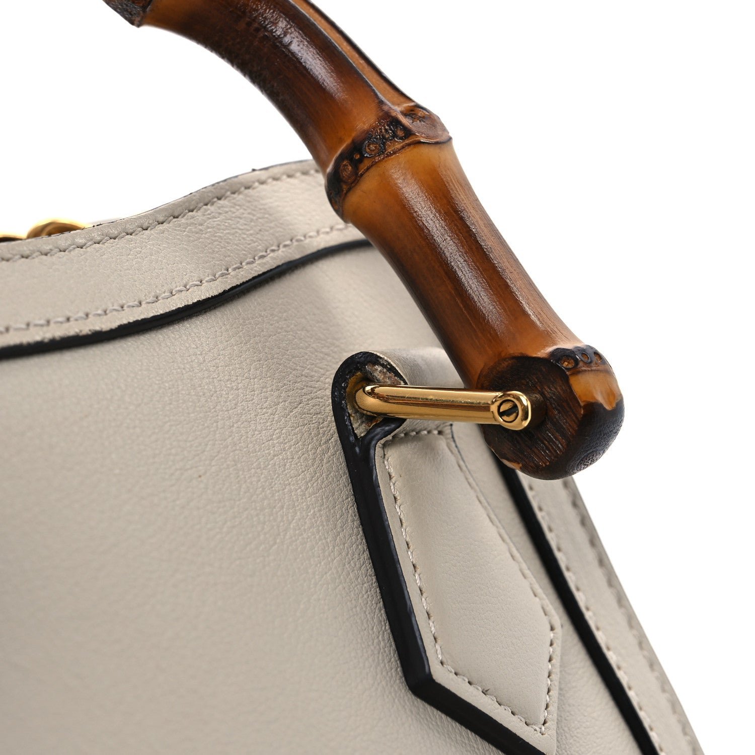 Wonka Grain Calfskin Mini Diana Tote Bag Mystic White - Image 13