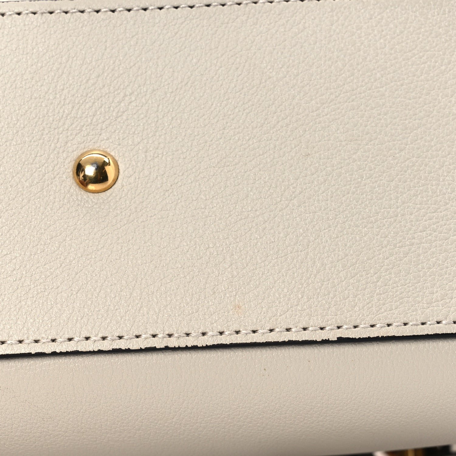 Wonka Grain Calfskin Mini Diana Tote Bag Mystic White - Image 12