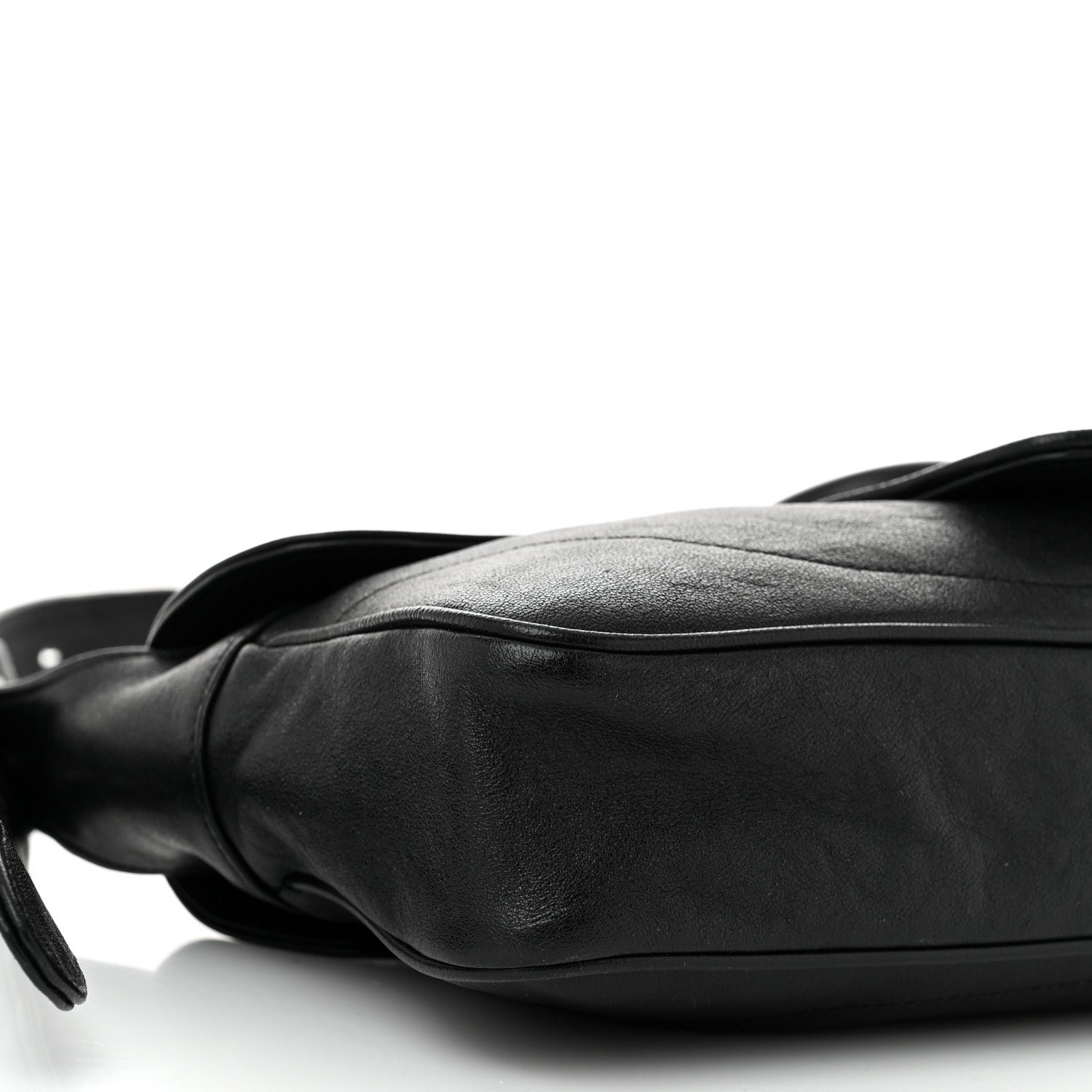 Goatskin Small GG Monochrome Aphrodite Shoulder Bag Black - Image 9