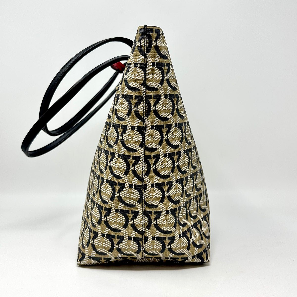 Salvatore Ferragamo Printed Gancino Tote - Image 4