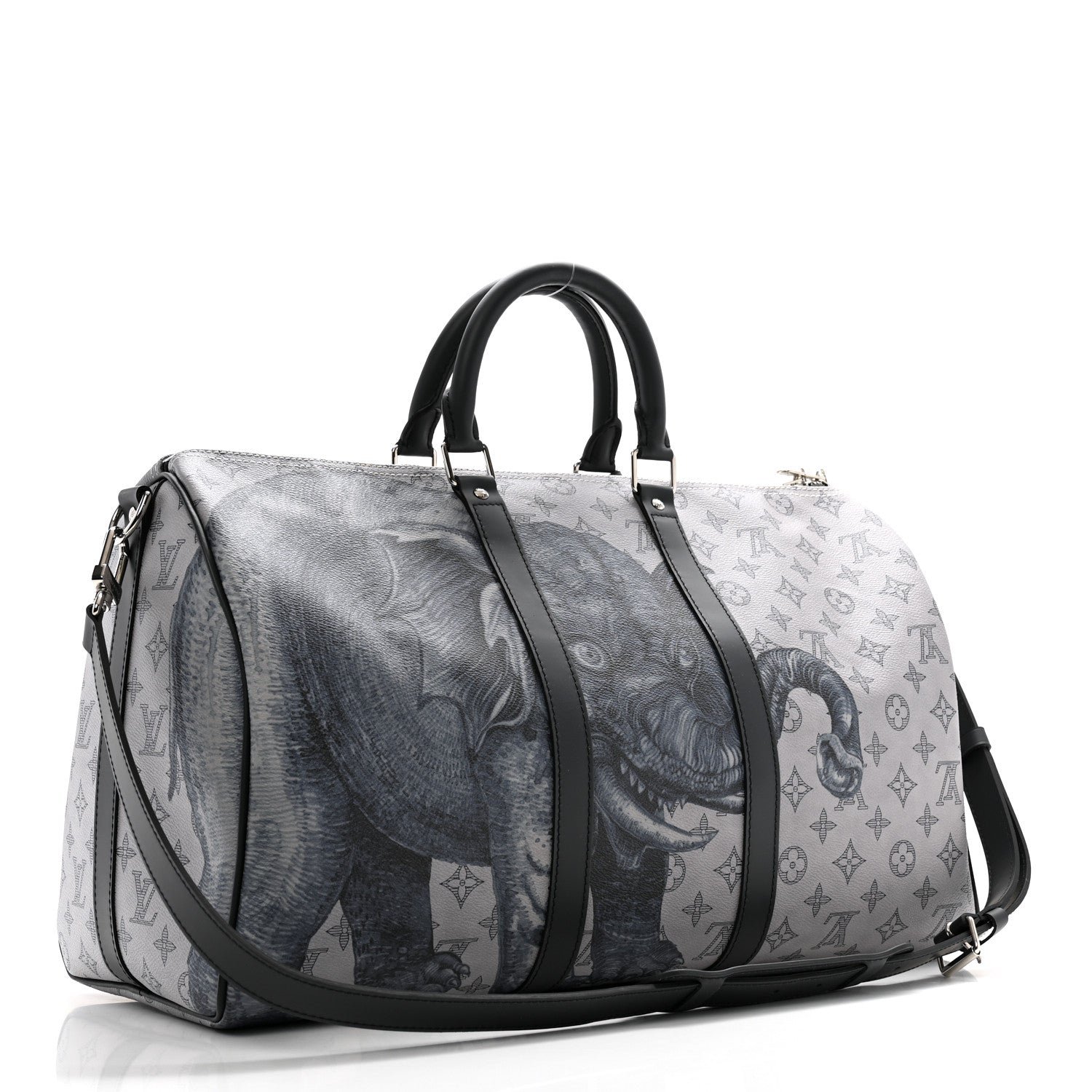 Savane Monogram Elephant Chapman Keepall Bandouliere 45 Dune - Image 2