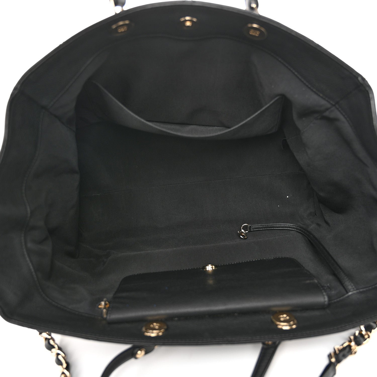 Bullskin Stitched Large Shopping Bag Black - Image 5