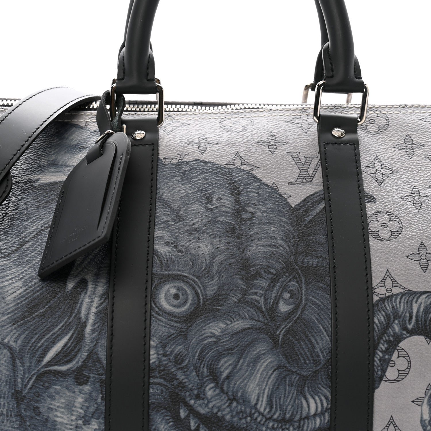 Savane Monogram Elephant Chapman Keepall Bandouliere 45 Dune - Image 8