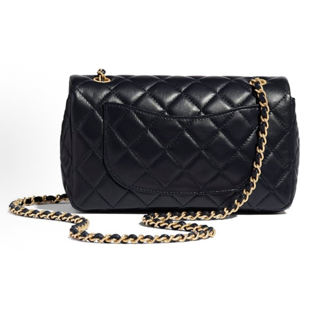 Chanel Mini Pearl Ball Flap Bag – Black with Gold Hardware - Image 4