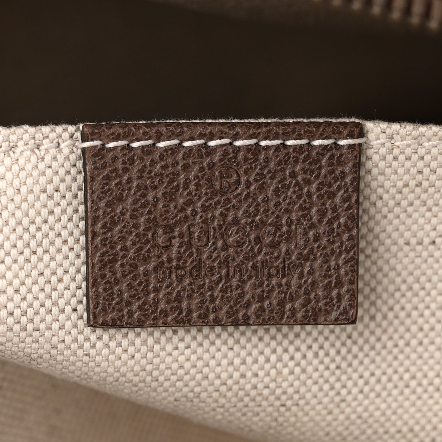 GG Supreme Monogram Textured Calfskin Web Medium Ophidia Briefcase Beige Ebony New Acero - Image 6