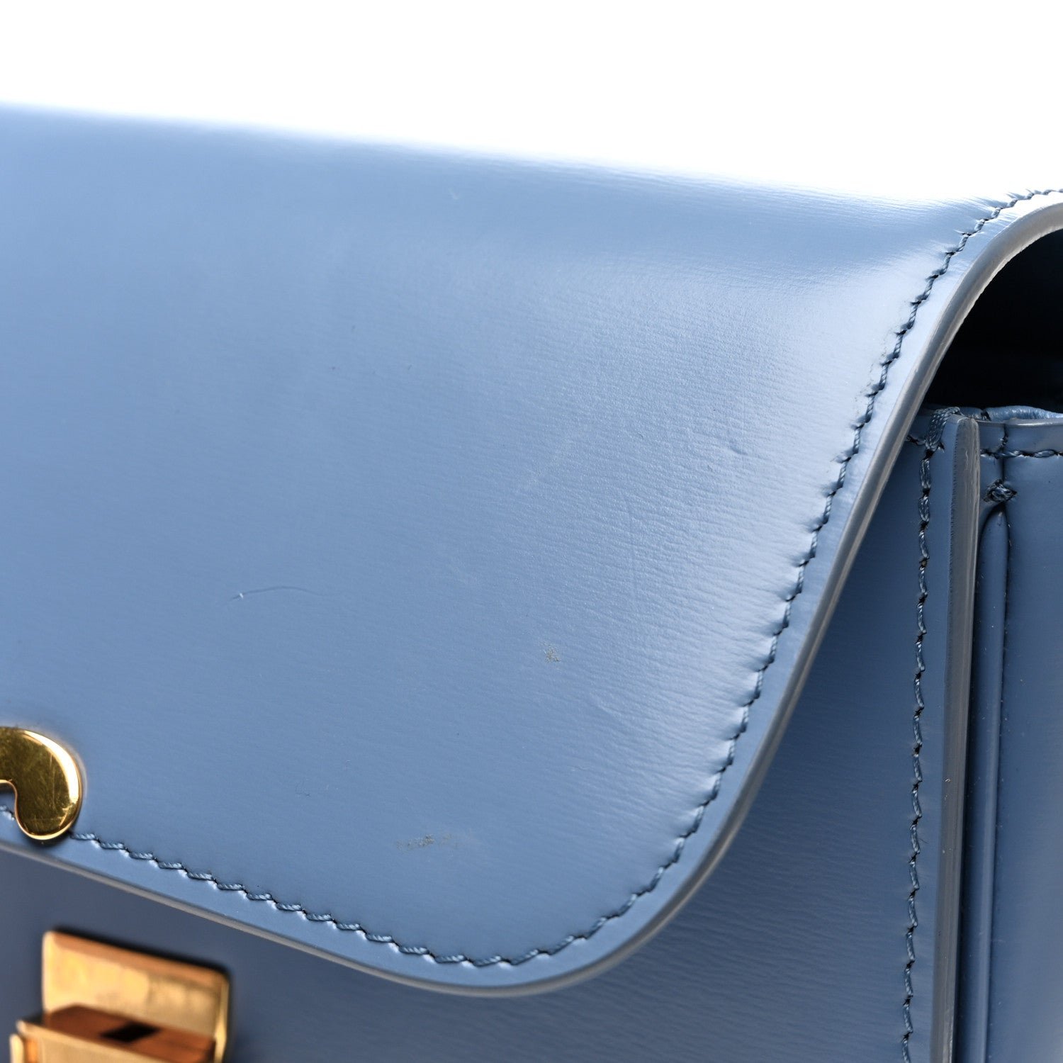 Shiny Calfskin Teen Triomphe Azure - Image 13