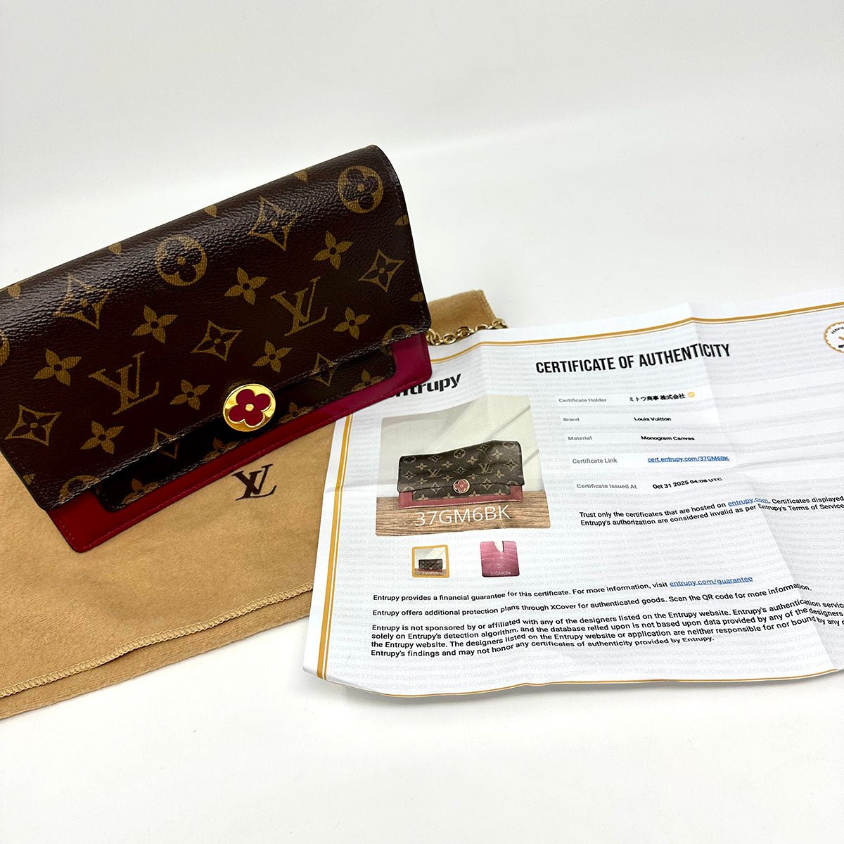 Louis Vuitton Monogram Flore Chain Bag - Image 10