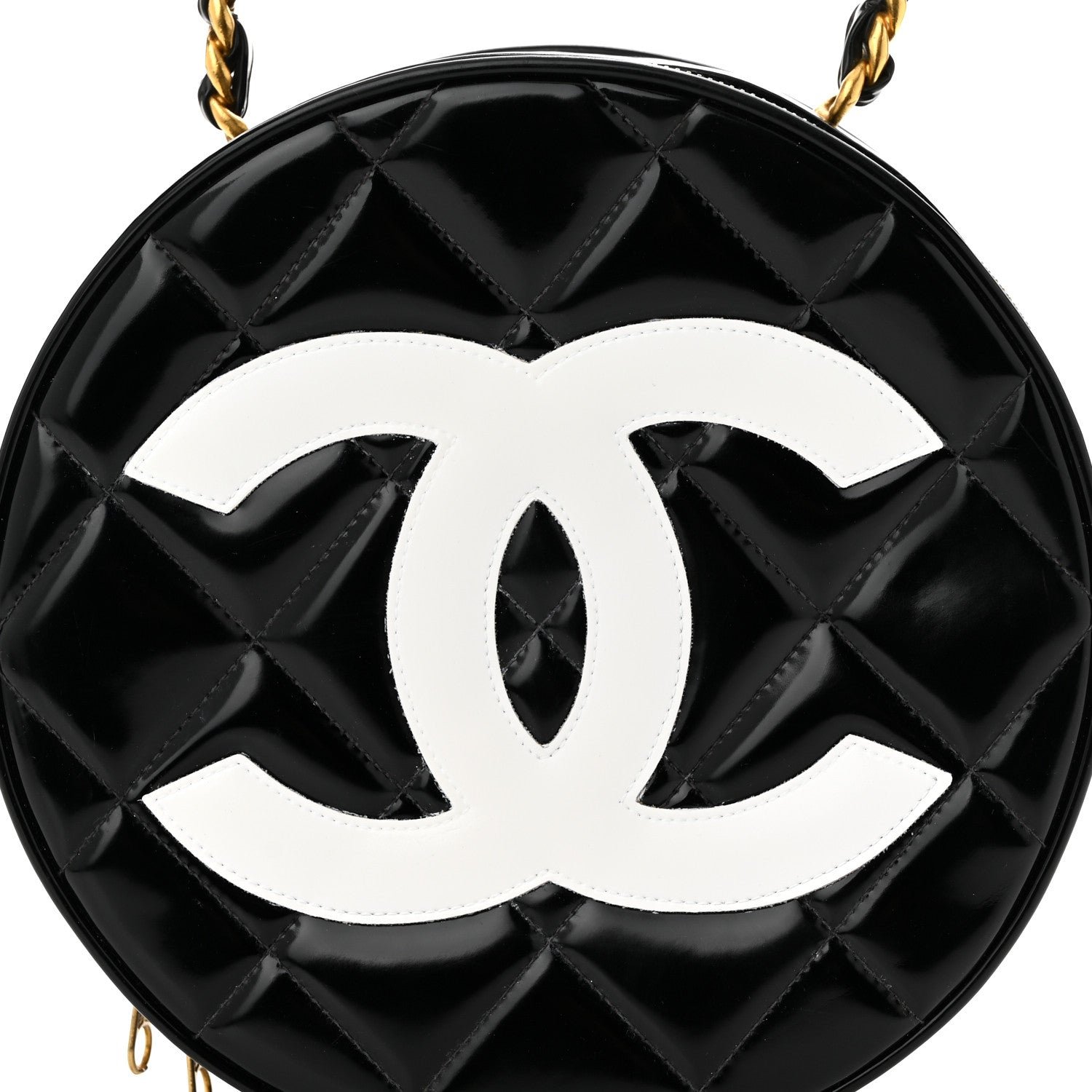 Patent CC Round Vanity Case Black - Image 9