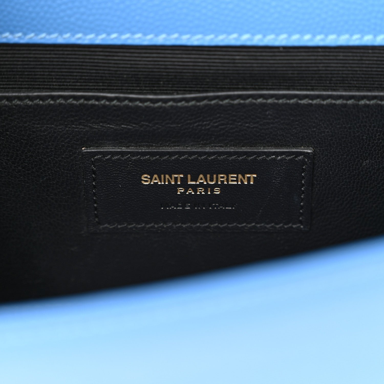 Grain De Poudre Classic Kate Monogram Clutch Blue Clair - Image 6