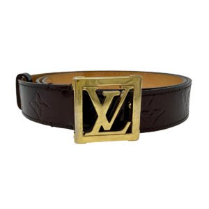Louis Vuitton Monogram Vernis LV Frame Belt