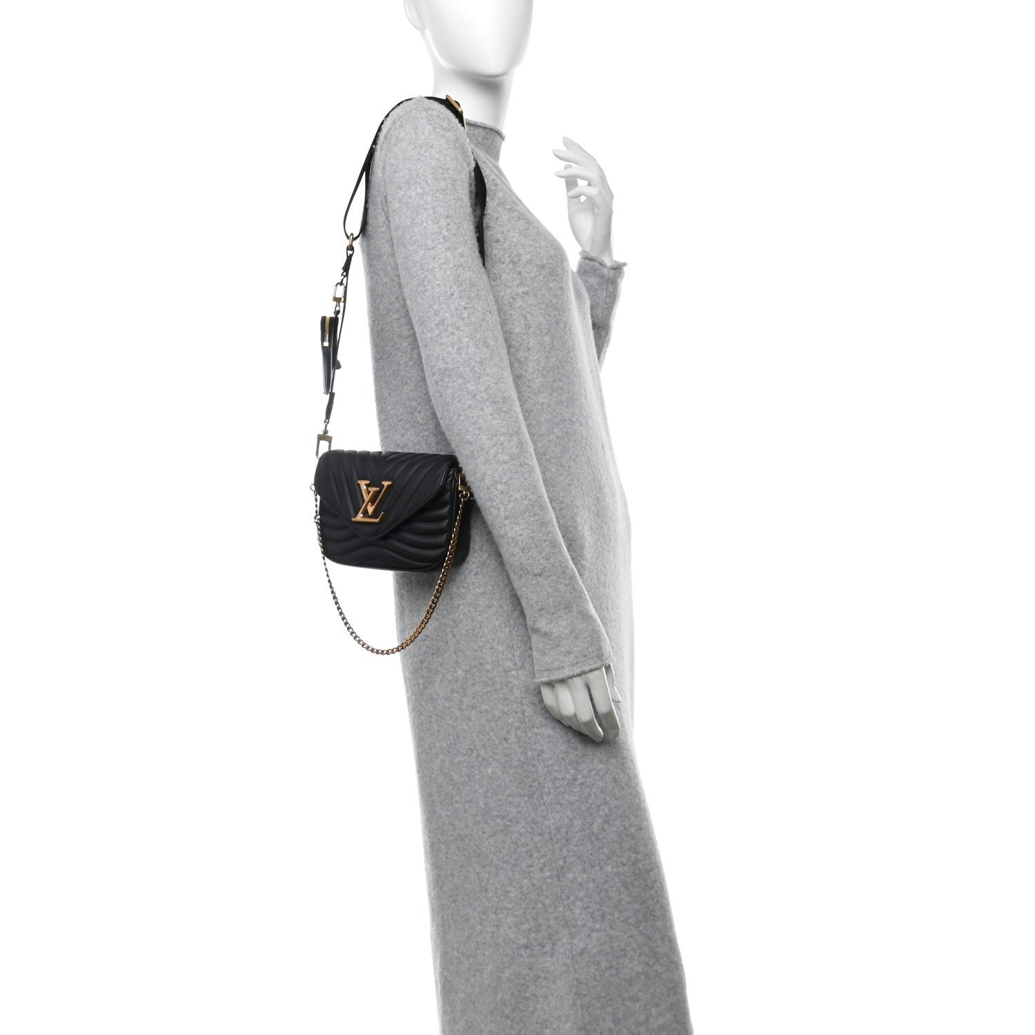 Calfskin New Wave Multi Pochette Black - Image 2