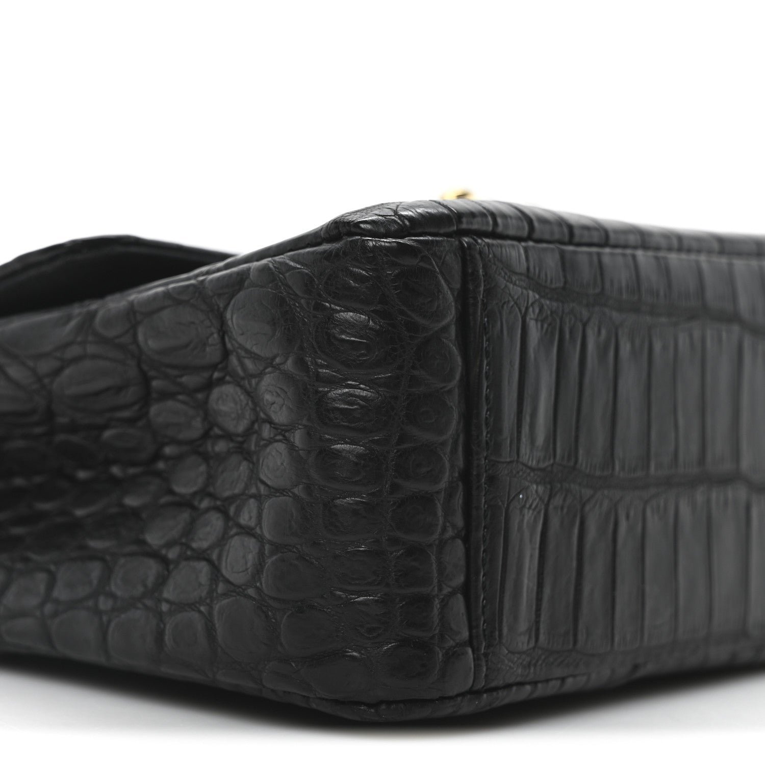 Matte Alligator Mini Square Flap Black - Image 9