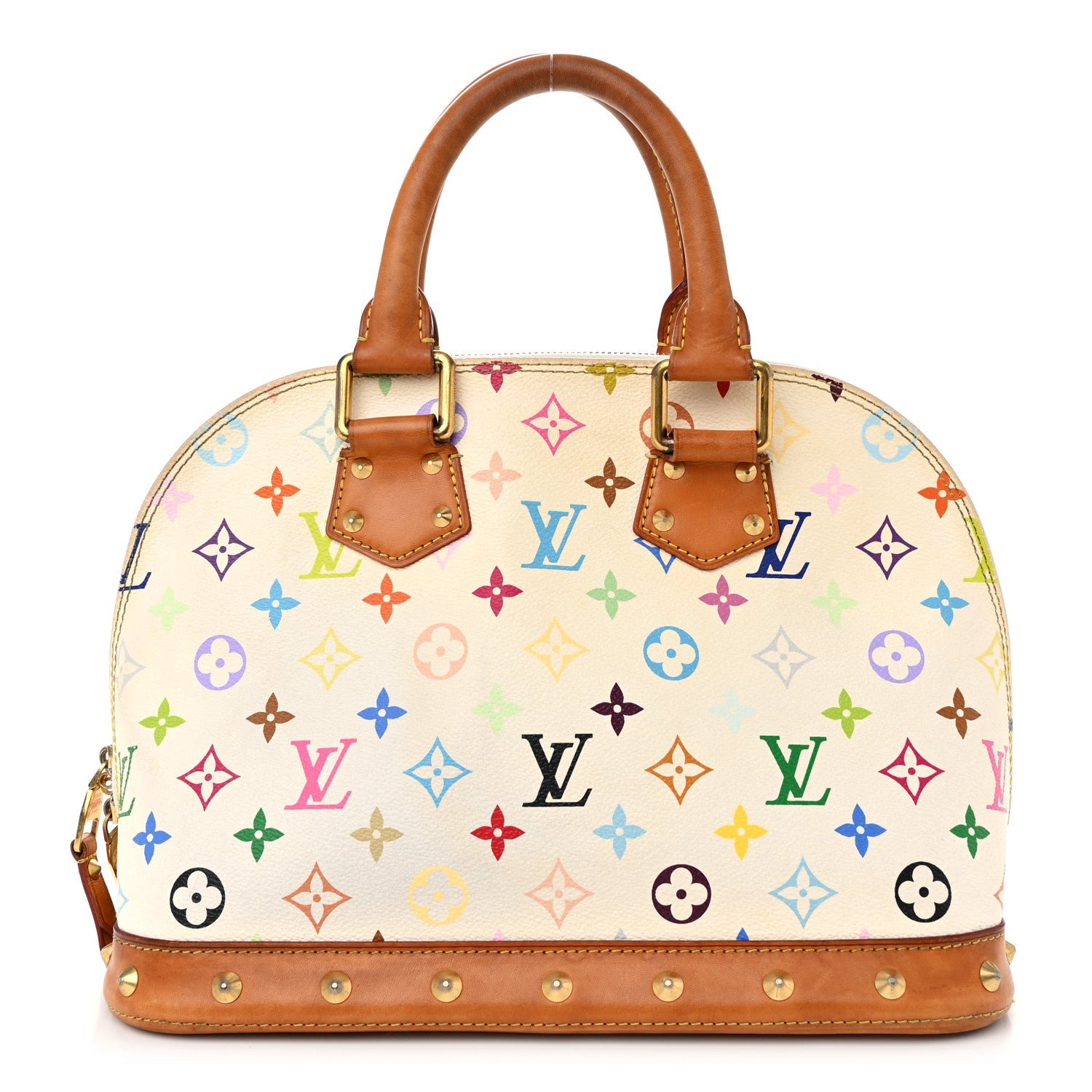 Monogram Multicolor Alma PM White