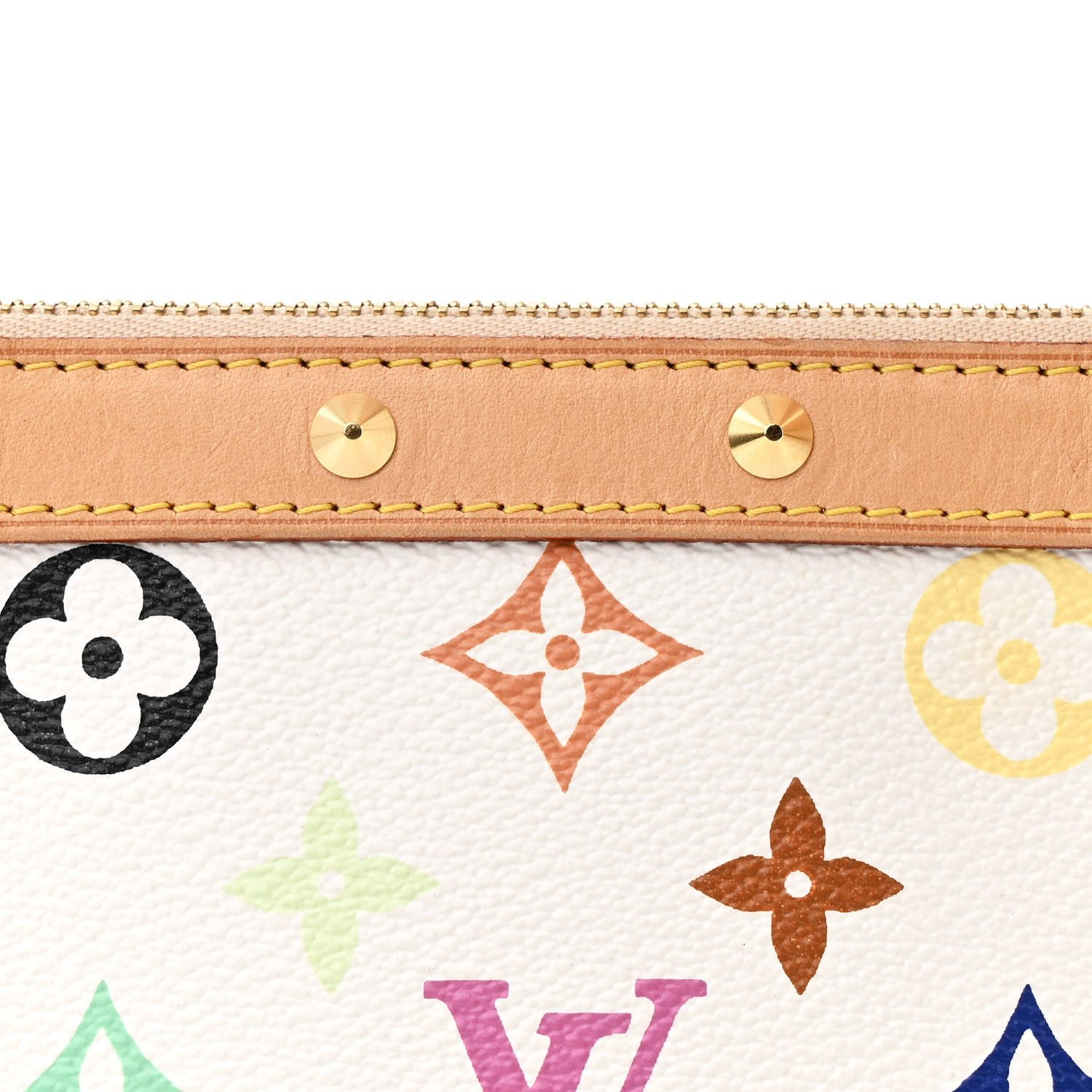 Monogram Multicolor Pochette Accessories White - Image 8