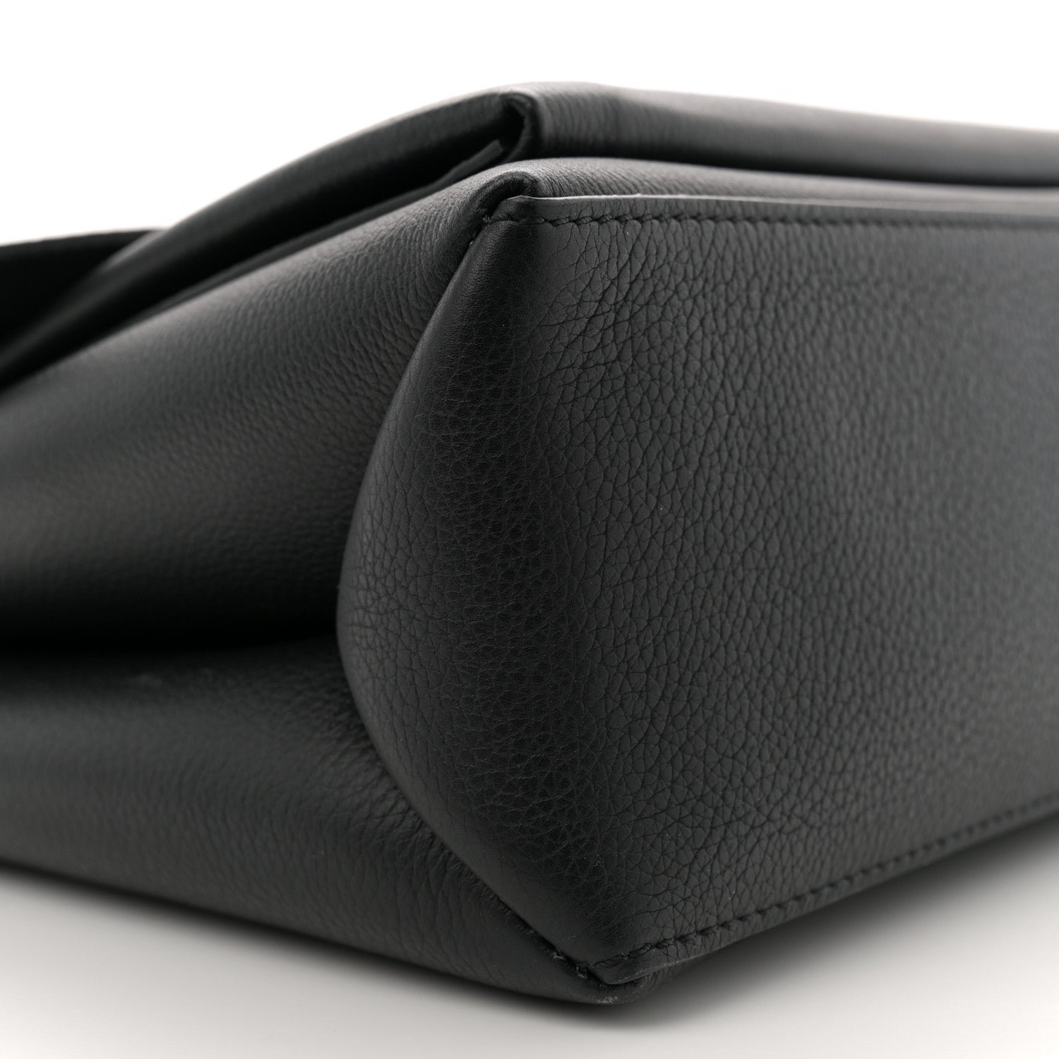 Soft Calfskin My Lockme Top Handle Black - Image 8