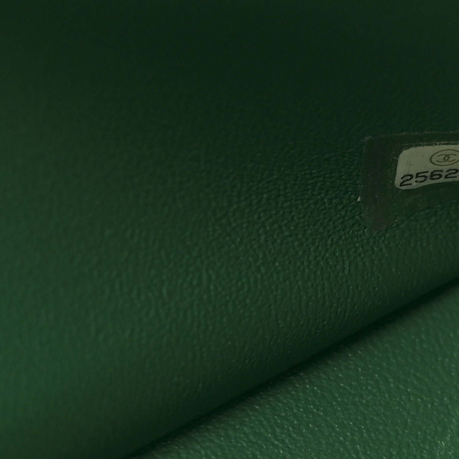 Metallic Caviar Quilted Jumbo Double Flap Green - Image 7