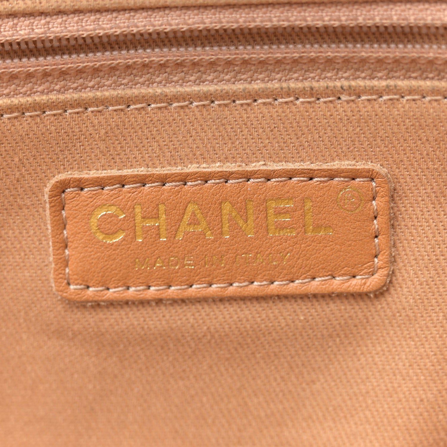 Caviar Quilted Large Business Affinity Shopping Bag Beige - Image 6