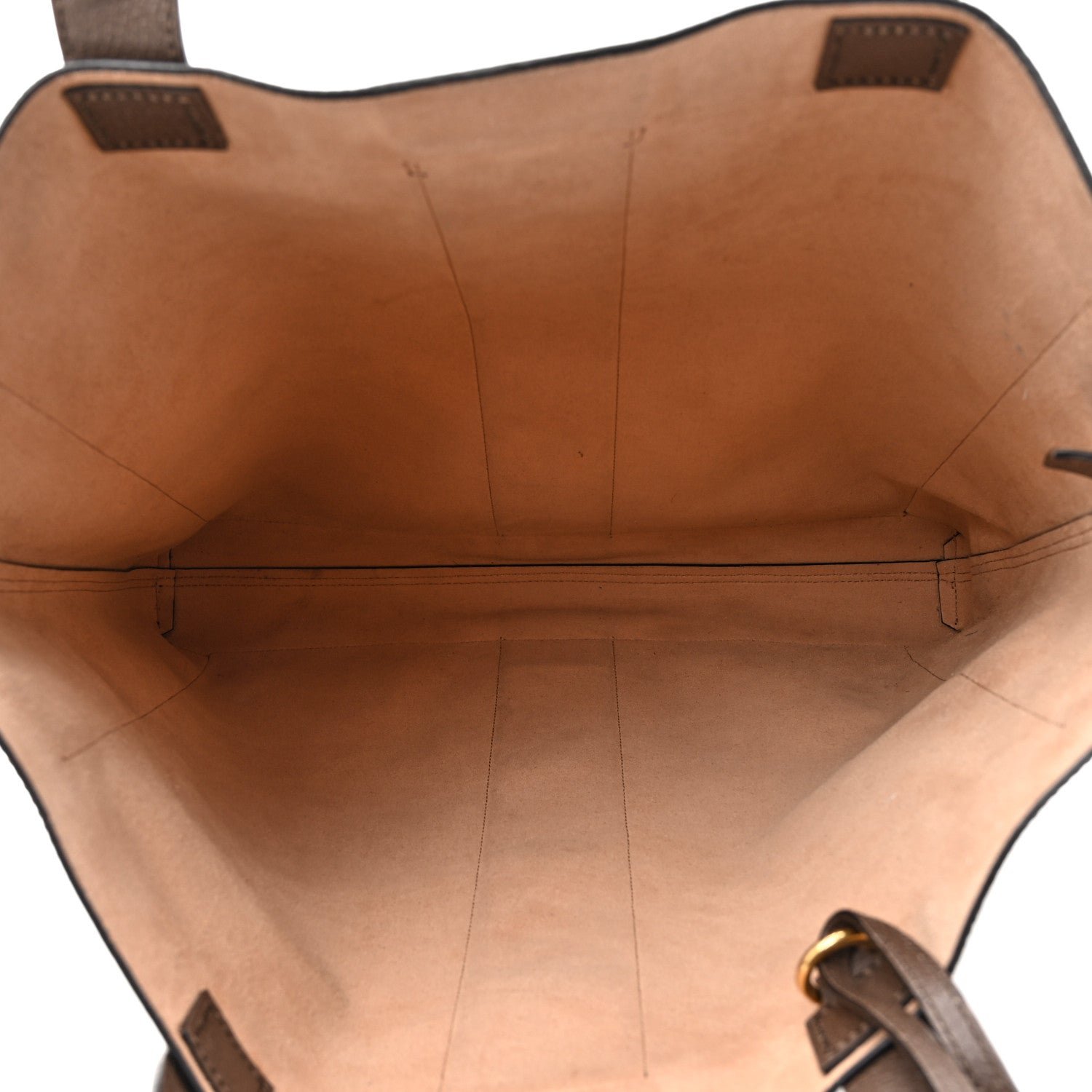 GG Supreme Monogram Web Large Ophidia Vertical Shopping Tote Brown - Image 5
