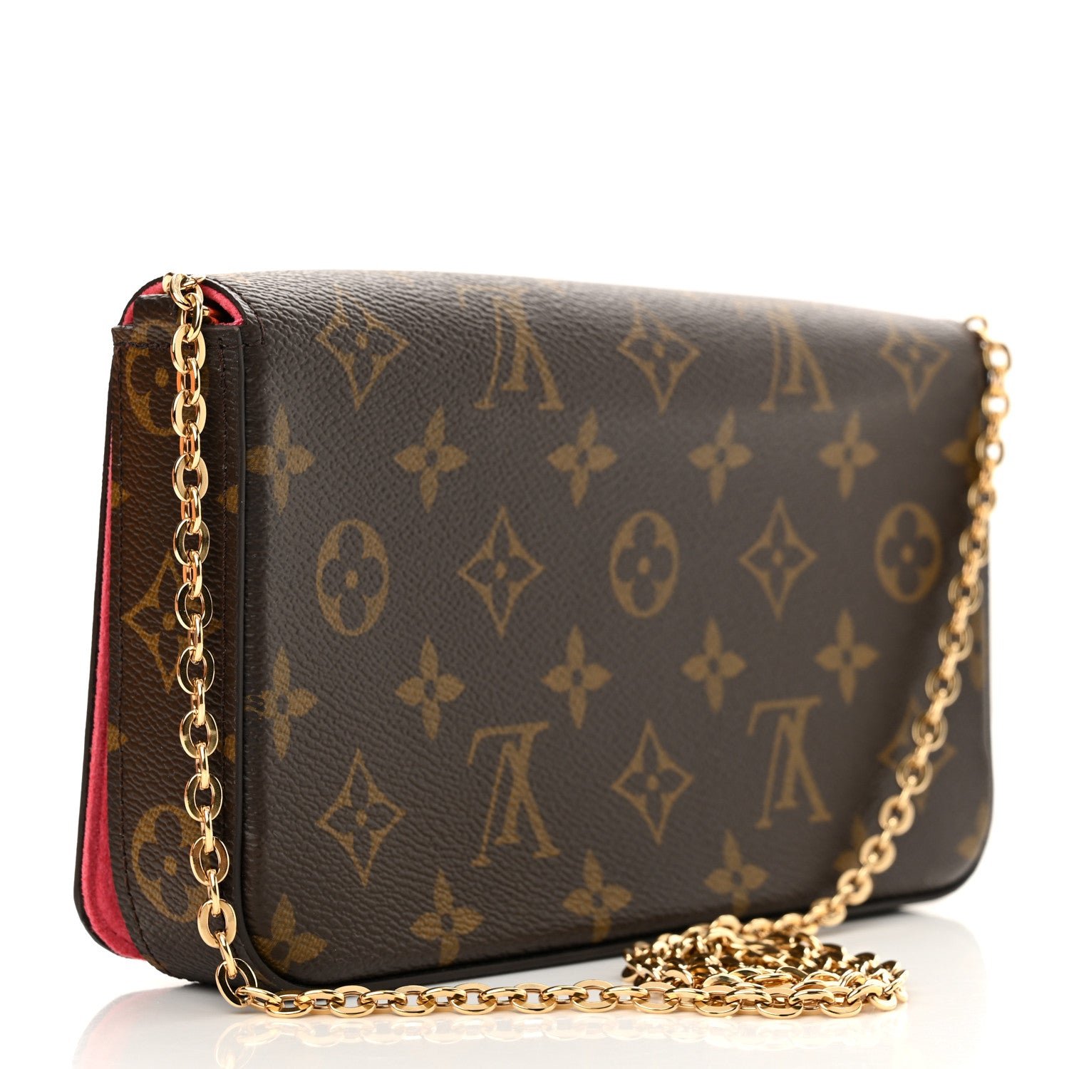 Monogram 2023 Christmas Animation Sailing Pochette Felicie Chain Wallet Dragonfruit Pink - Image 3