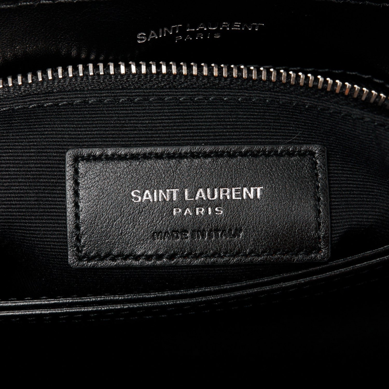Calfskin Y Quilted Monogram Toy Loulou Crossbody Bag Black - Image 7