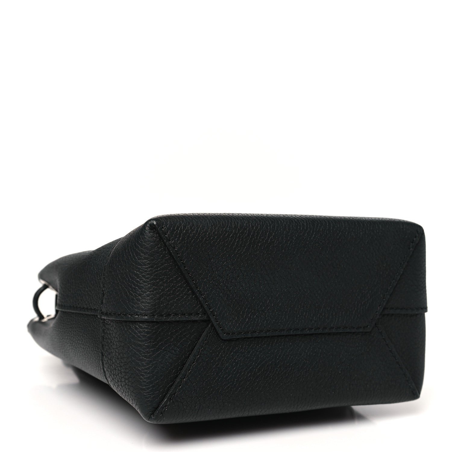 Calfskin Lockme Mini Backpack Black - Image 4