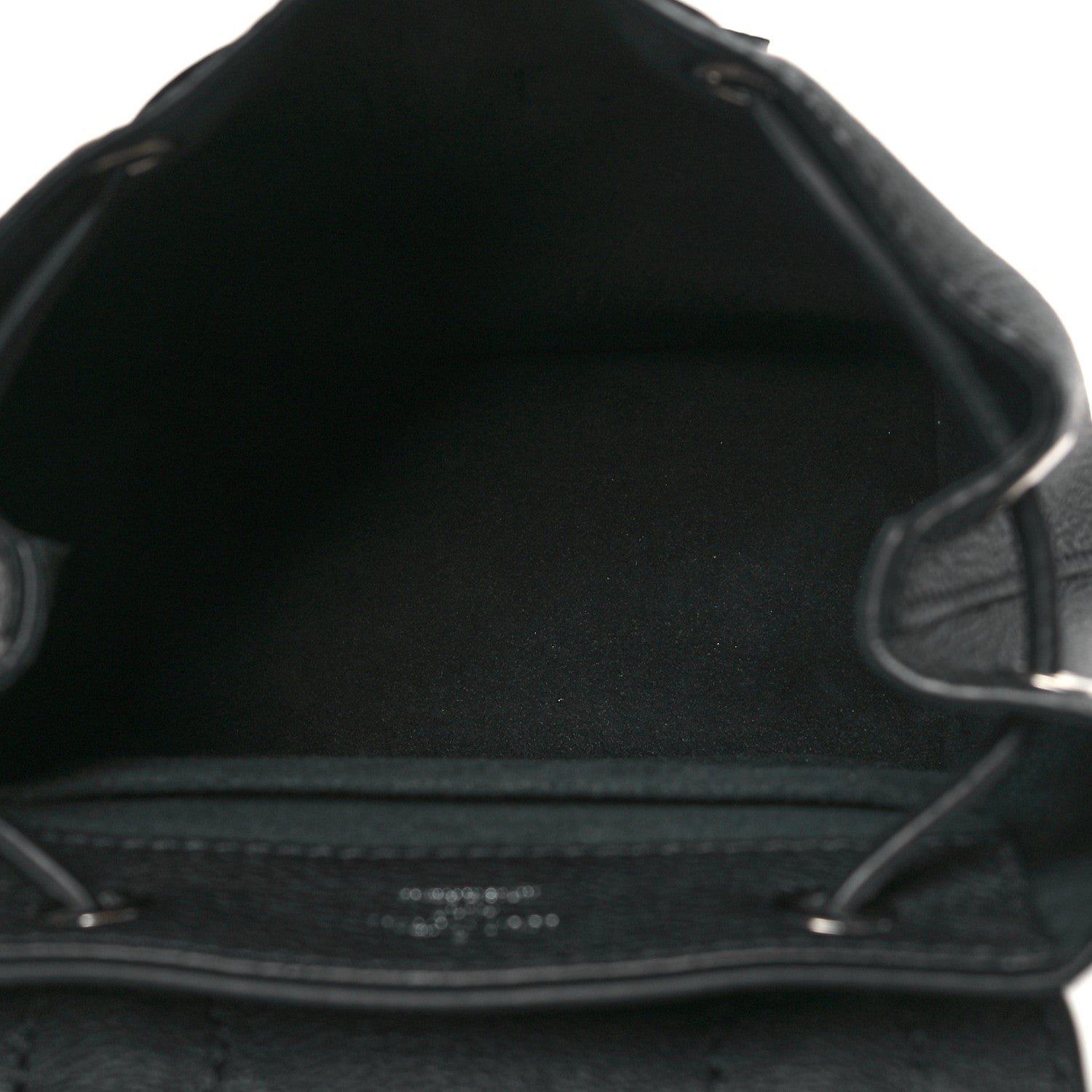 Calfskin Lockme Mini Backpack Black - Image 5
