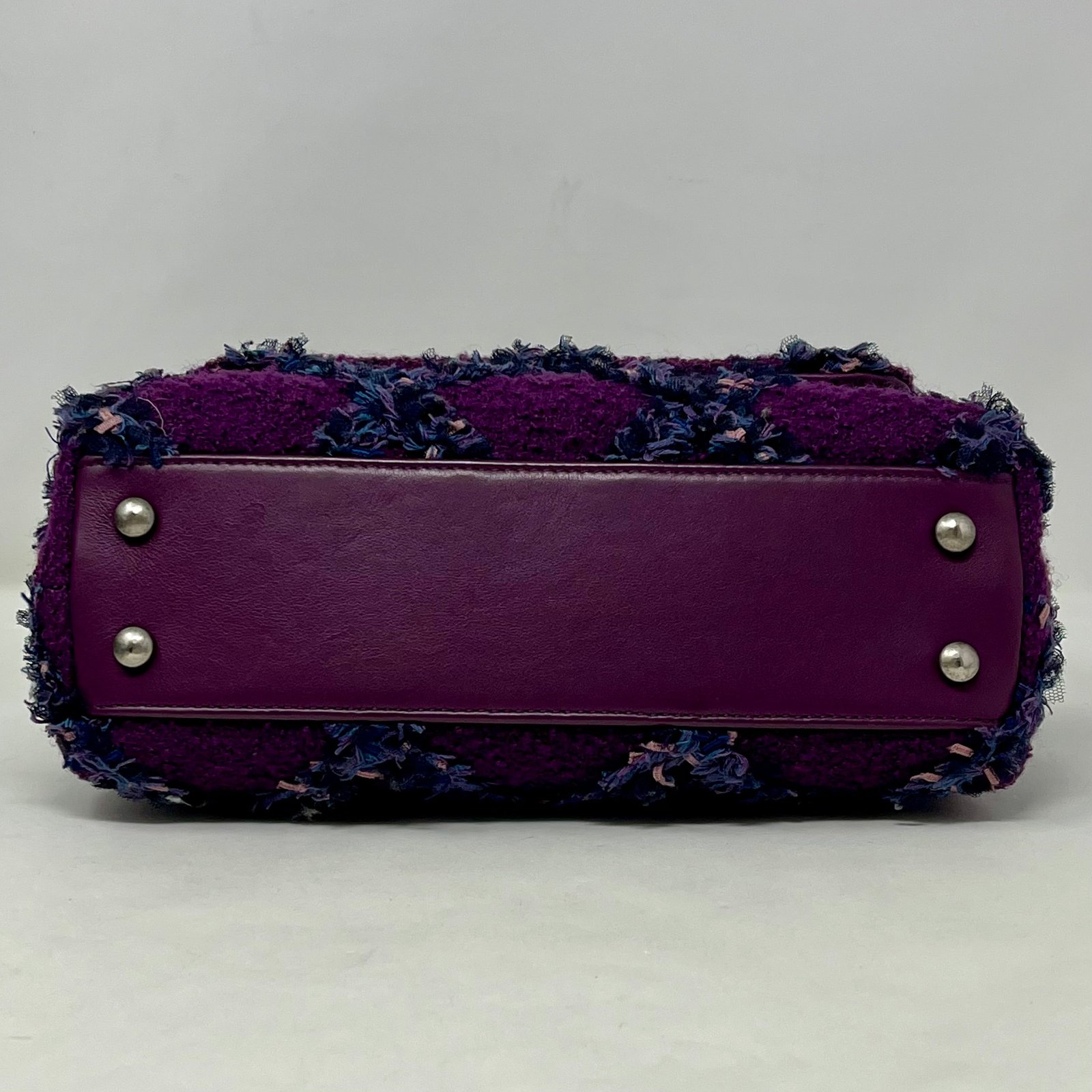 Chanel Tweed Coco Handle Bag - Image 5