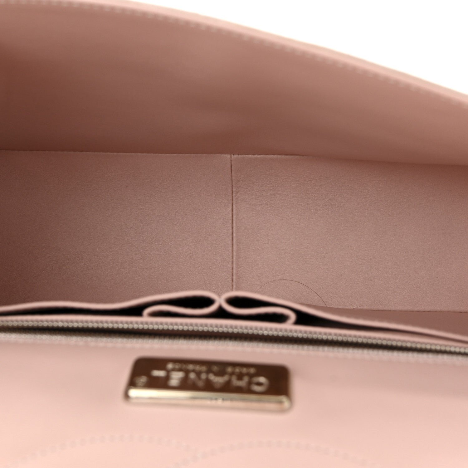 Alligator Jumbo Double Flap Light Pink - Image 5