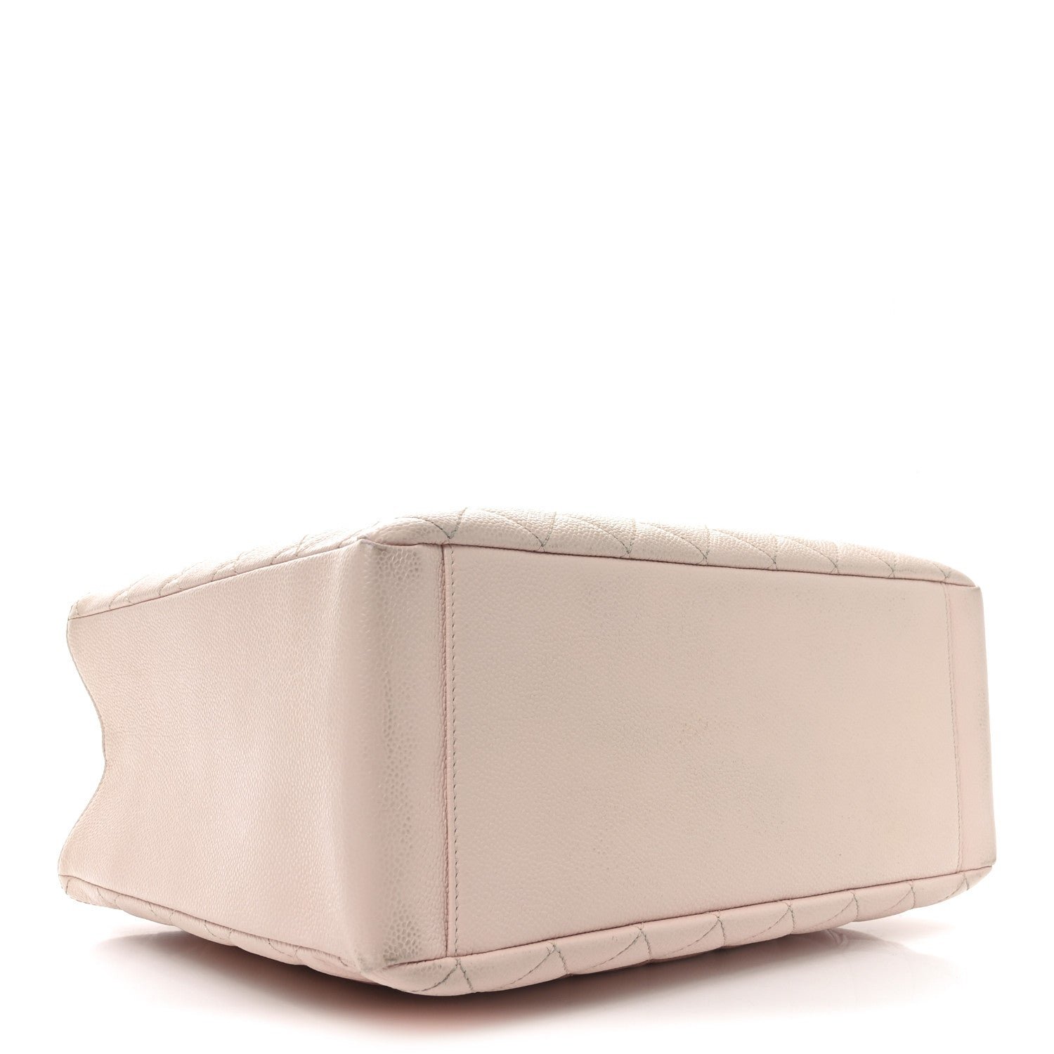 Caviar Quilted Grand Shopping Tote GST Rose Clair - Image 4