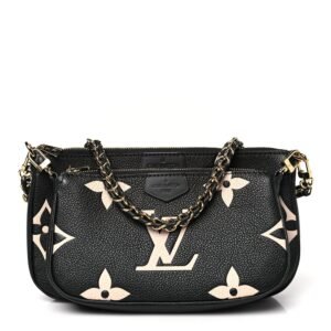 Empreinte Monogram Giant Multi Pochette Accessories Black Beige