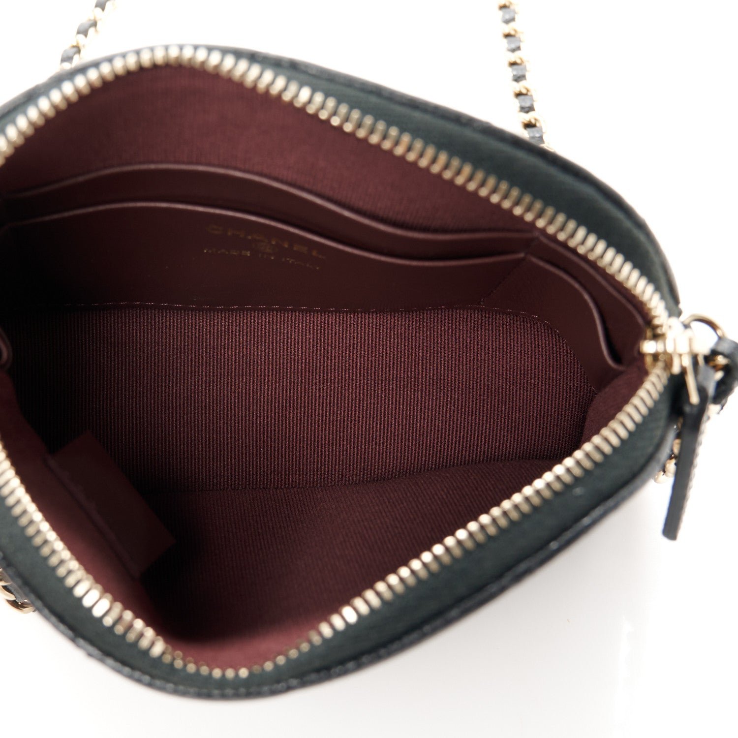 Caviar Quilted Classic Clutch with Chain Black - Image 5