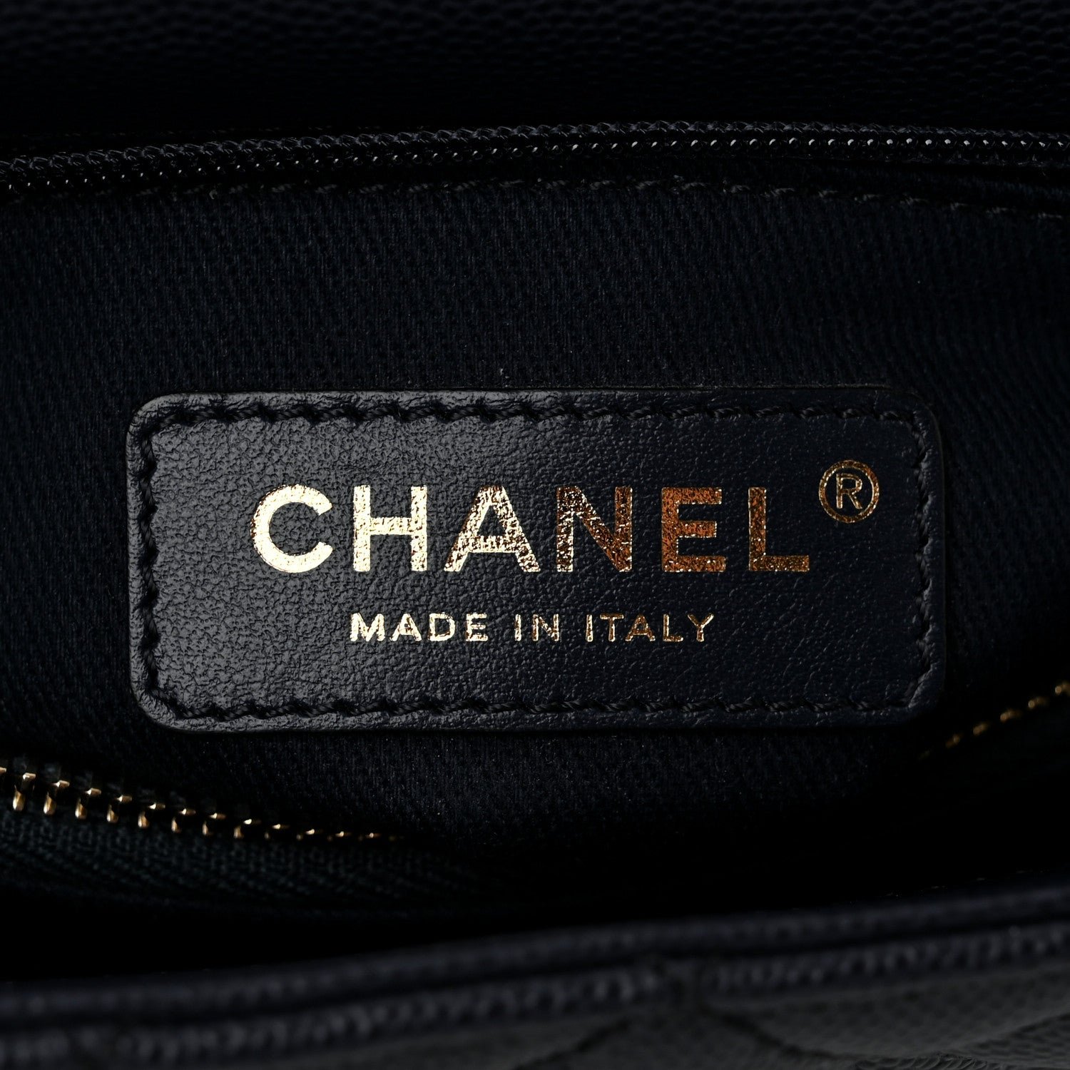 Caviar Quilted Small Coco Handle Flap Navy - Image 6