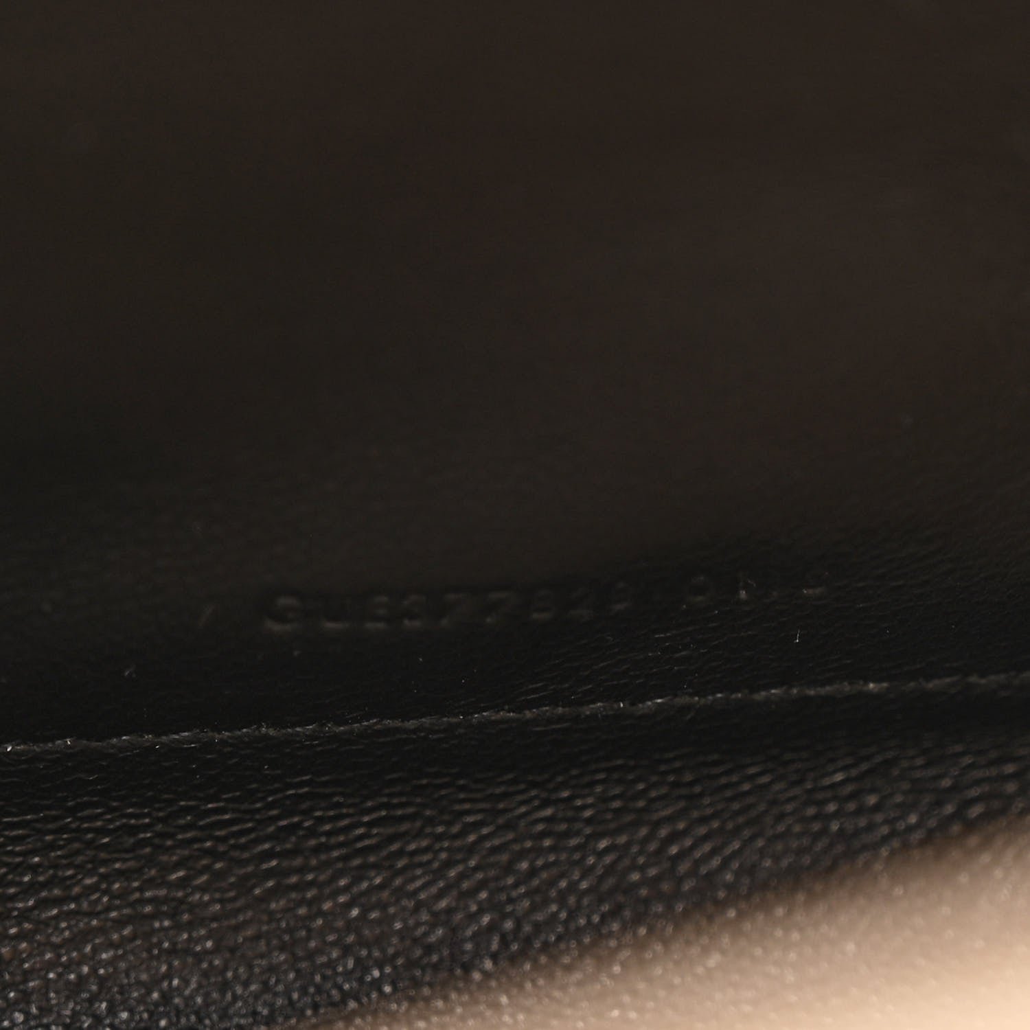 Grain De Poudre Matelasse Chevron Cassandre Chain Wallet Dark Beige - Image 8