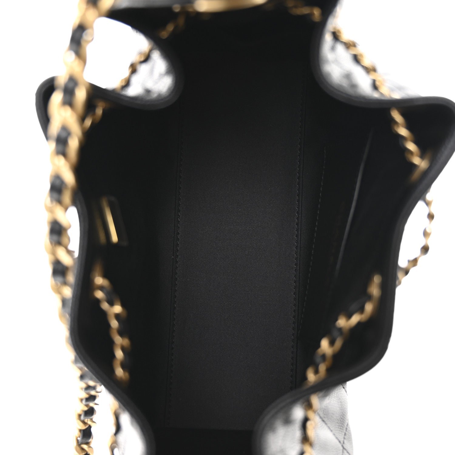 Caviar Quilted Mini Chanel 25 Handbag Black - Image 5