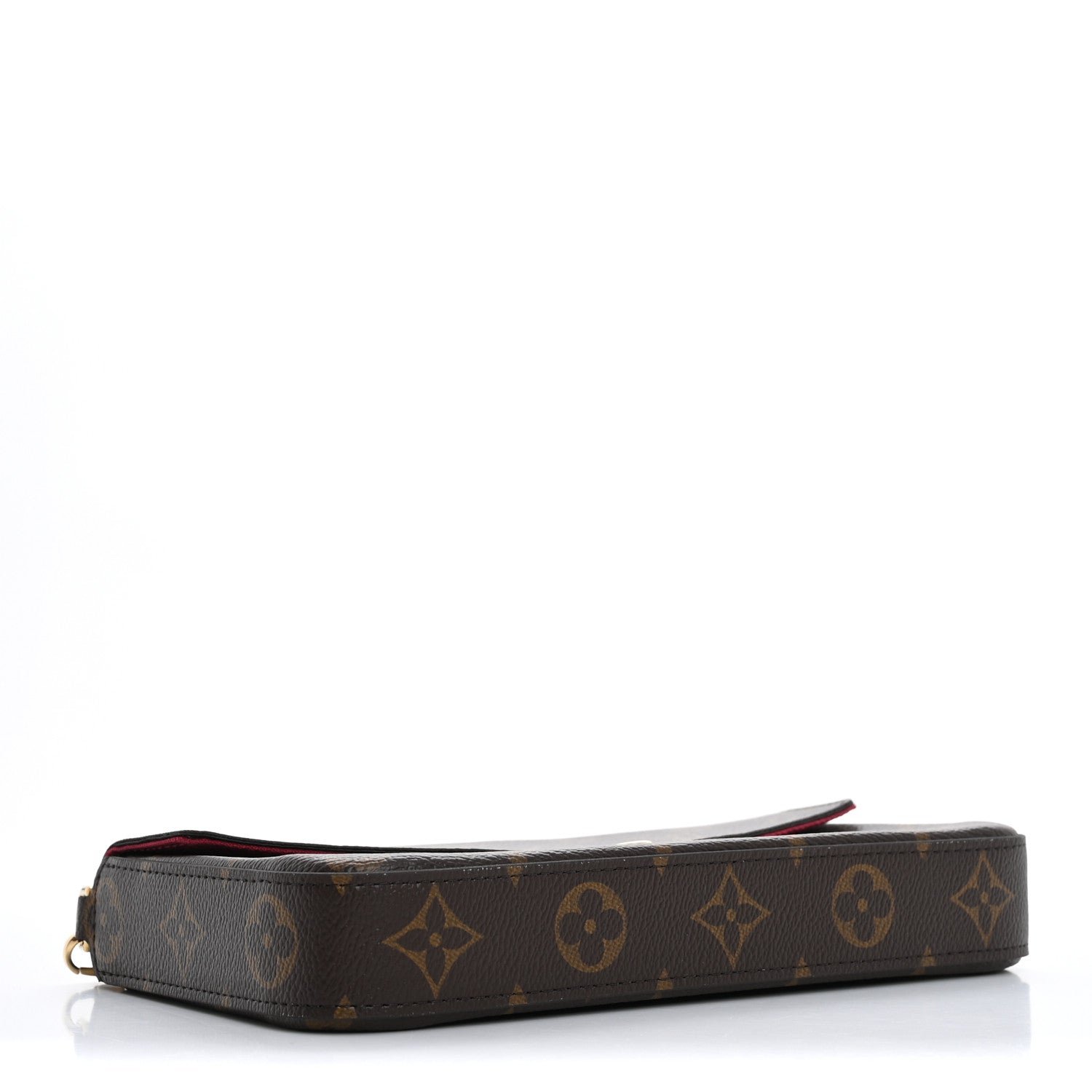 Monogram Pochette Felicie Chain Wallet Fuchsia - Image 5
