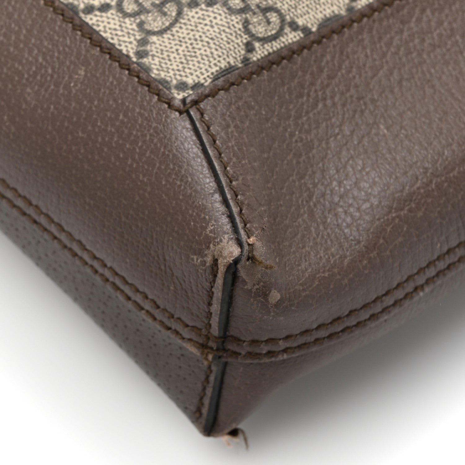 GG Supreme Monogram Web Large Ophidia Vertical Shopping Tote Brown - Image 17