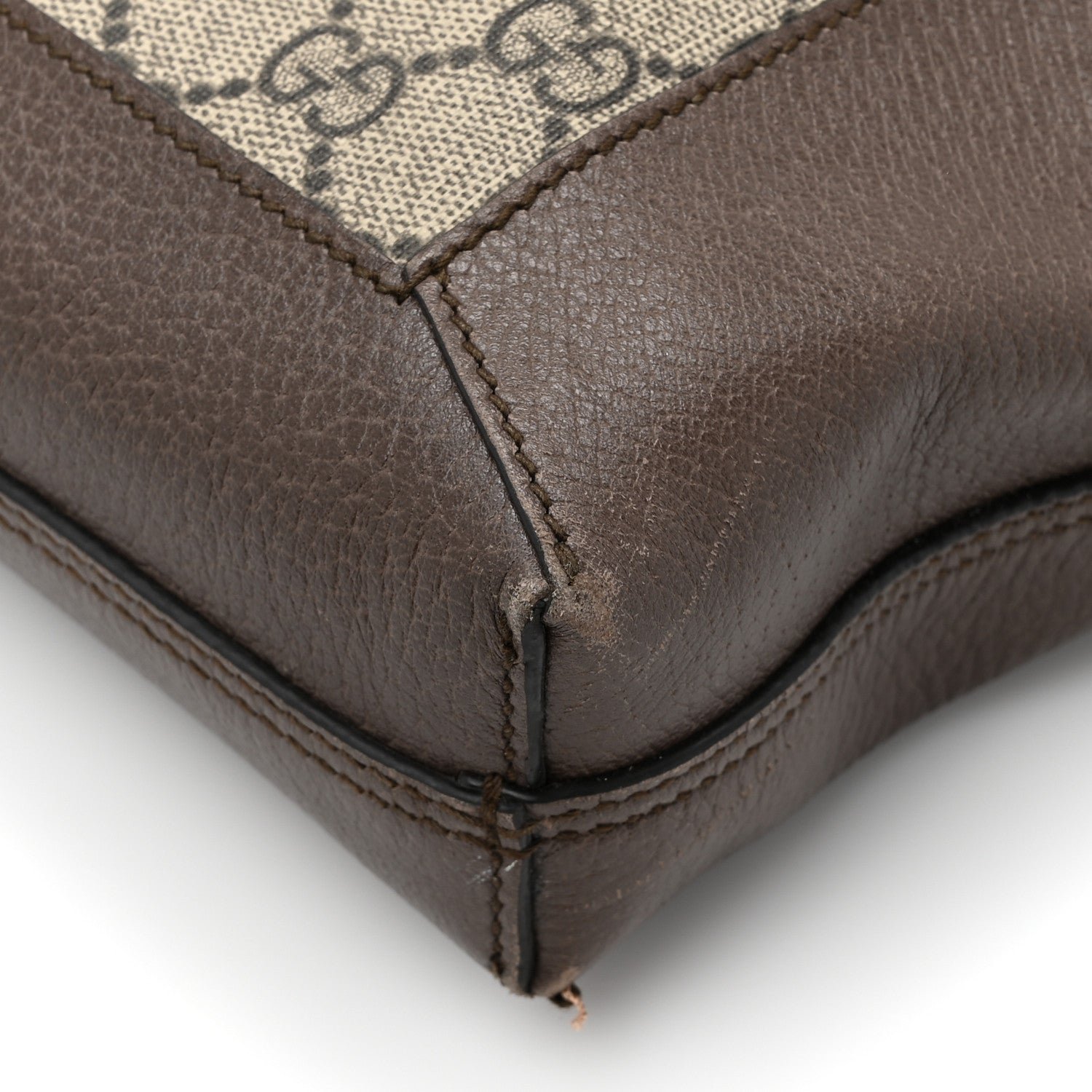 GG Supreme Monogram Web Large Ophidia Vertical Shopping Tote Brown - Image 20